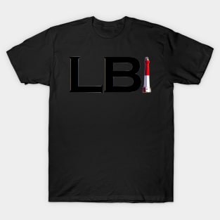 Long Beach Island Letters with Lighthouse T-Shirt